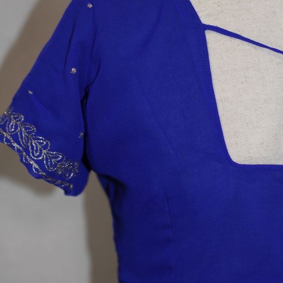 Blue Crop Top - Picture 3 of 12